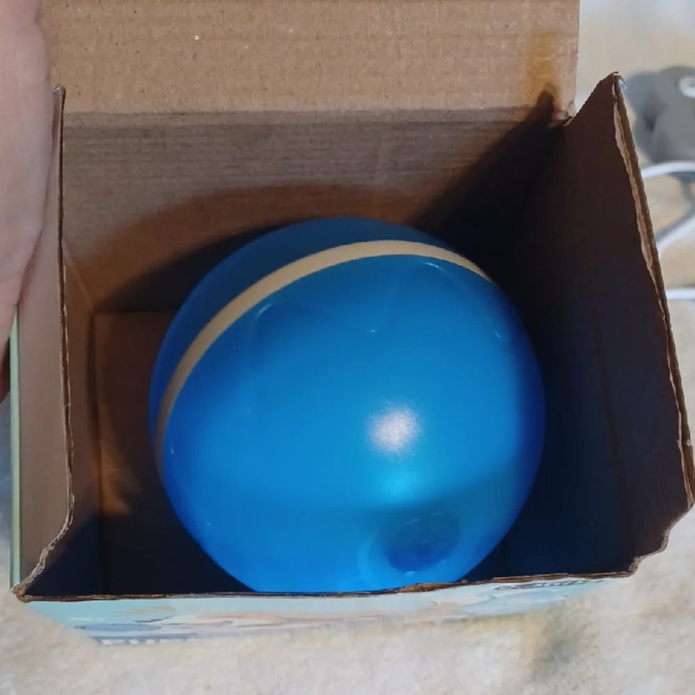 Interactive Dog Toy Ball - Blue, Rechargeable Remote Control Ball